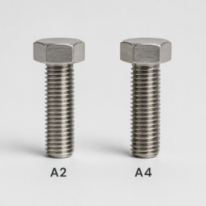Difference between bolts A2 and A4